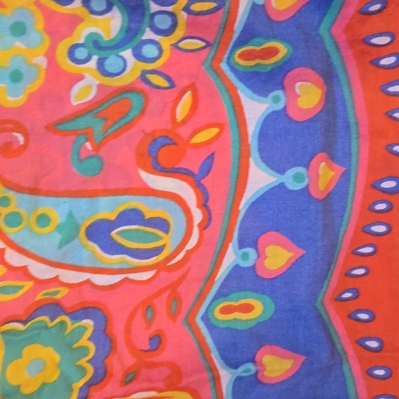 Talbot's Paisley Print 3/4 Length Sleeve Blouse - Picture 6 of 8